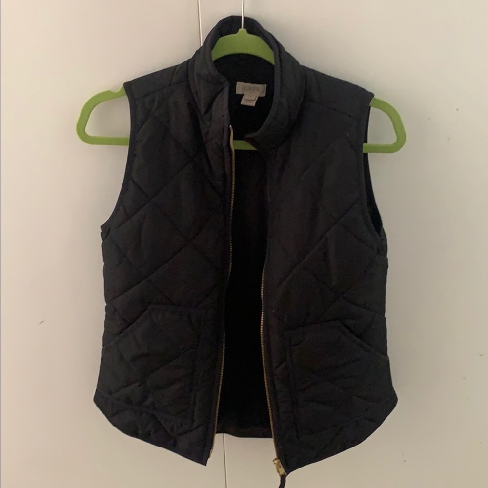 J. Crew Black Vest